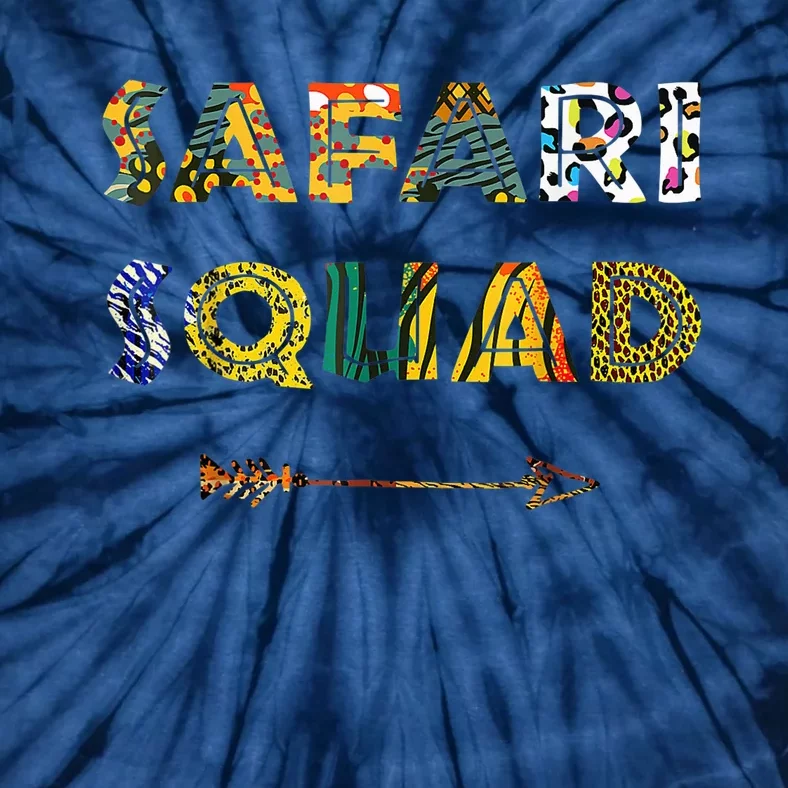 Safari Squad African Family Vacation Summer Vacay Trip Tie-Dye T-Shirt