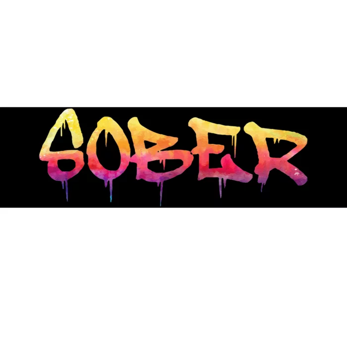 Sober Sobriety Anniversary Recovery Sober AA NA Bumper Sticker