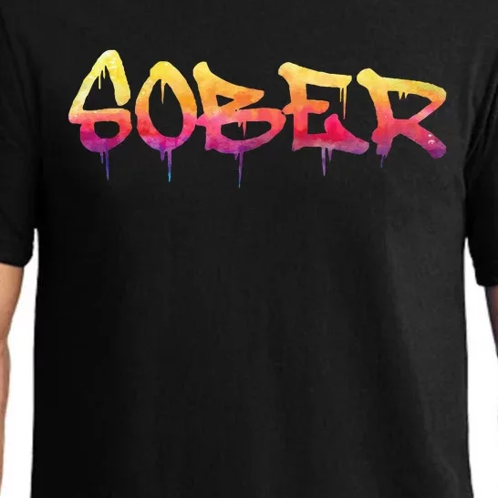 Sober Sobriety Anniversary Recovery Sober AA NA Pajama Set