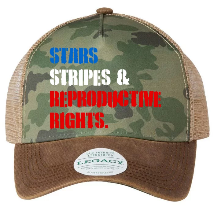 Stars Stripes And Reproductive Rights Feminist Pro Roe Choice 1973 Legacy Tie Dye Trucker Hat