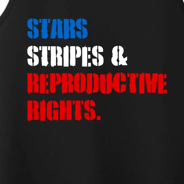 Stars Stripes And Reproductive Rights Feminist Pro Roe Choice 1973 Performance Tank