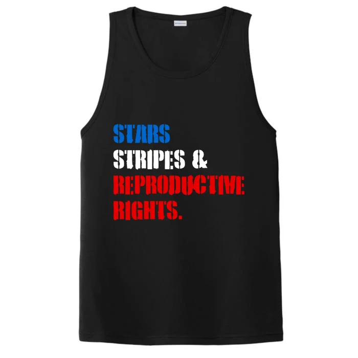 Stars Stripes And Reproductive Rights Feminist Pro Roe Choice 1973 Performance Tank