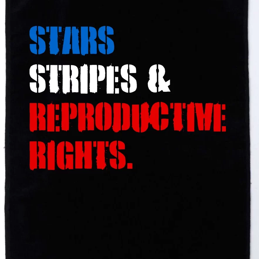 Stars Stripes And Reproductive Rights Feminist Pro Roe Choice 1973 Platinum Collection Golf Towel