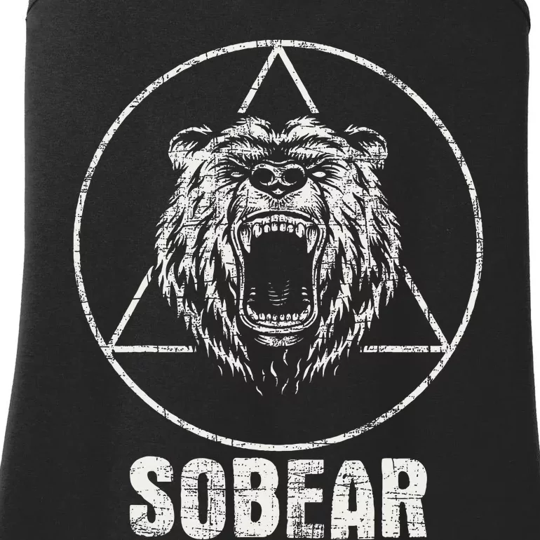 Sobear Sobriety Anniversary Sober Aa Na Recovery Ladies Essential Tank