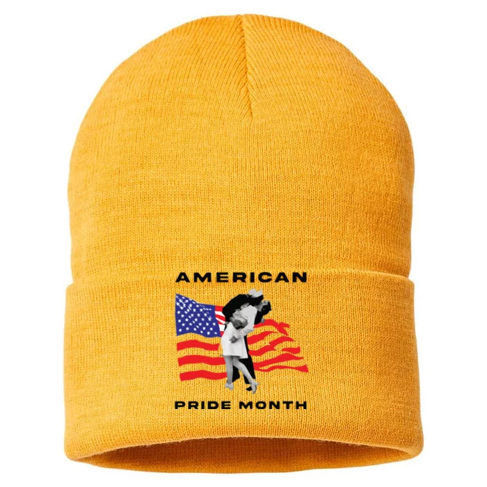 Sean Strickland American Pride Month Funny Meme Mma Sustainable Knit Beanie