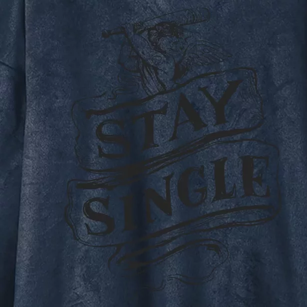 Stay Single Anti Valentine's Day Hooded Wearable Blanket