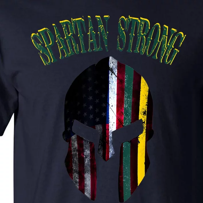 Spartan Strong American Spartans Rise Strong Tall T-Shirt