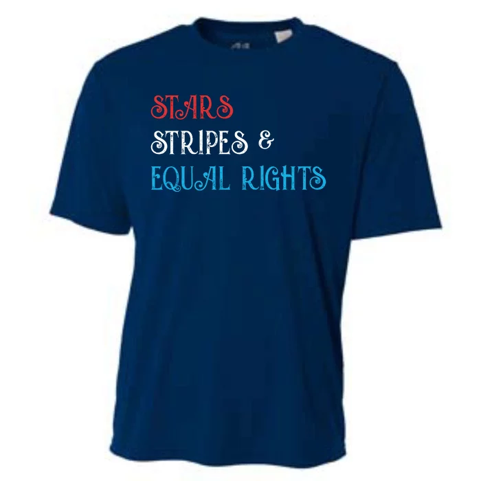 Stars Stripes And Equal Rights Pro Roe Pro Choice 1973 Cooling Performance Crew T-Shirt