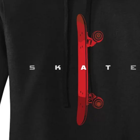 Skateboarding Skateboard Apparel Skateboarder Skateboard Women's Pullover Hoodie