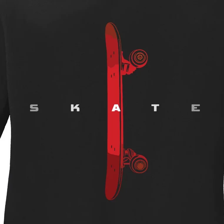 Skateboarding Skateboard Apparel Skateboarder Skateboard Ladies Long Sleeve Shirt