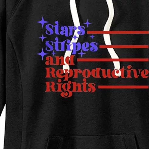 Stars Stripes And Reproductive Rights Women's Fleece Hoodie