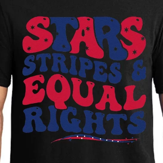 Stars Stripes And Equal Rights Rights 4th Of July Pajama Set