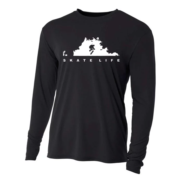 Skateboarding Skateboard Apparel Skateboarder Skateboard Cooling Performance Long Sleeve Crew