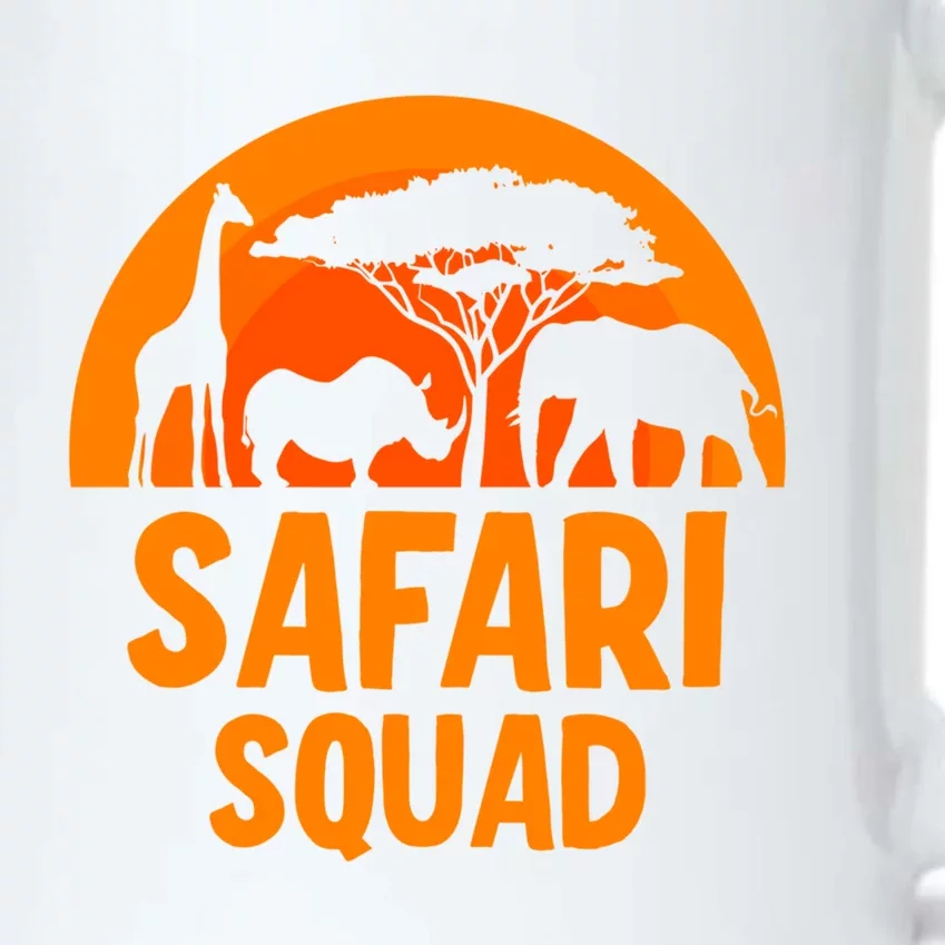 Safari Squad Africa Family Trip Gift Black Color Changing Mug