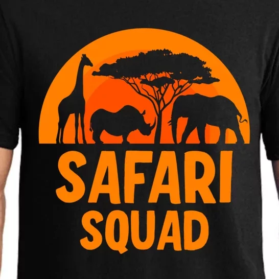 Safari Squad Africa Family Trip Gift Pajama Set