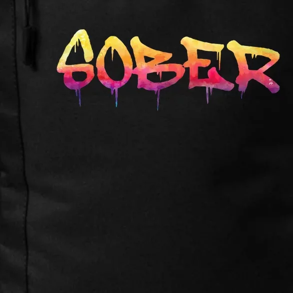 Sober Sobriety Anniversary Recovery Sober Aa Na Daily Commute Backpack