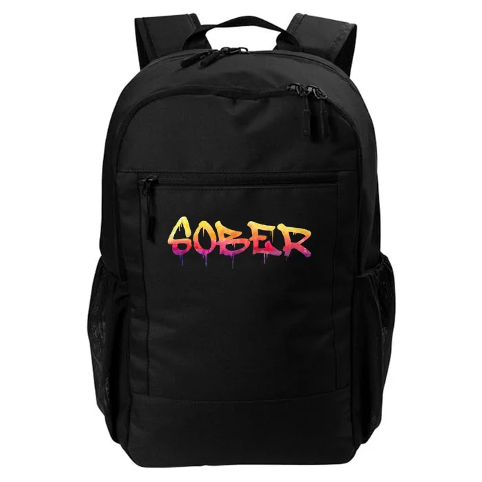 Sober Sobriety Anniversary Recovery Sober Aa Na Daily Commute Backpack