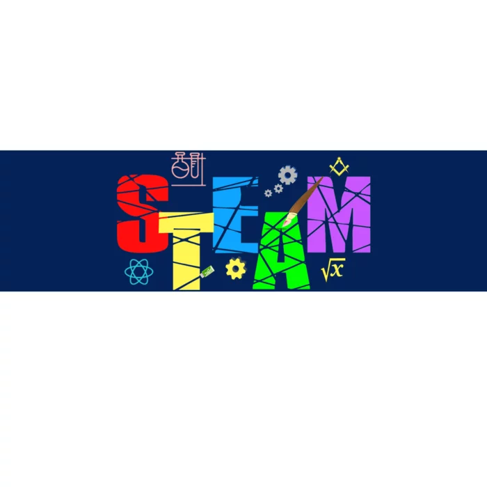 STEAM Science and Art STEM Creativity Maker Bumper Sticker