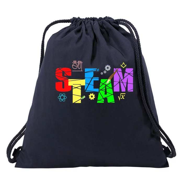 STEAM Science and Art STEM Creativity Maker Drawstring Bag