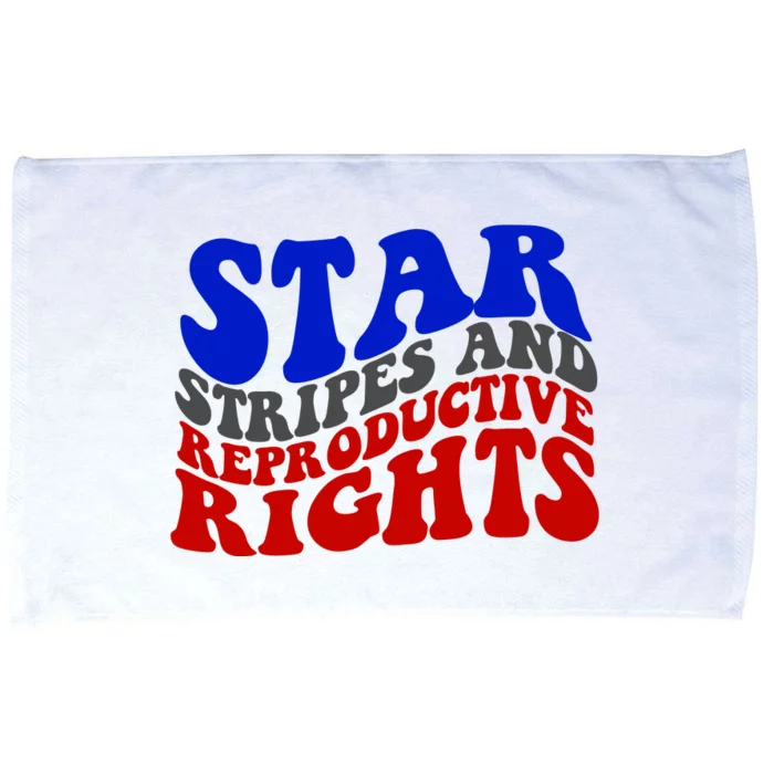 Stars Stripes And Reproductive Rights Feminist Pro Choice Microfiber Hand Towel