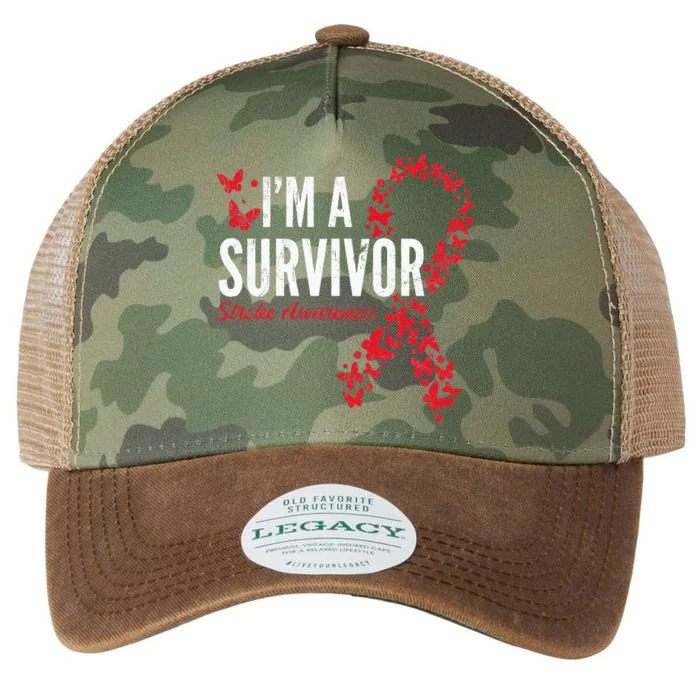 Survivor Stroke Awareness Stroke Survivor Legacy Tie Dye Trucker Hat