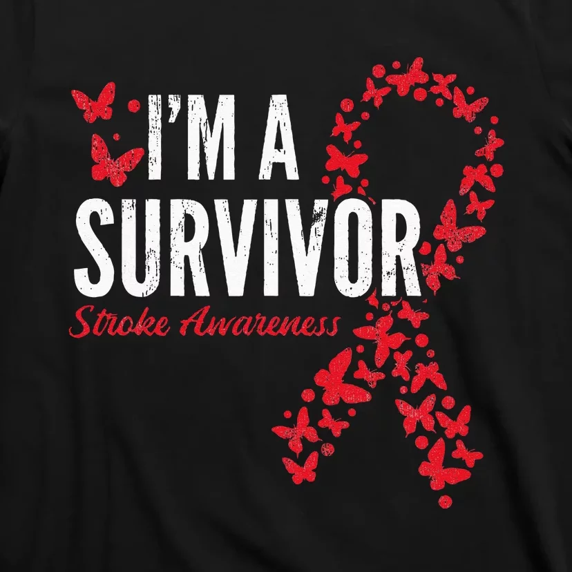 Survivor Stroke Awareness Stroke Survivor T-Shirt