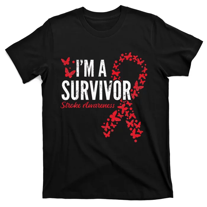 Survivor Stroke Awareness Stroke Survivor T-Shirt