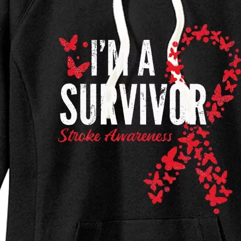 Survivor Stroke Awareness Stroke Survivor Women's Fleece Hoodie