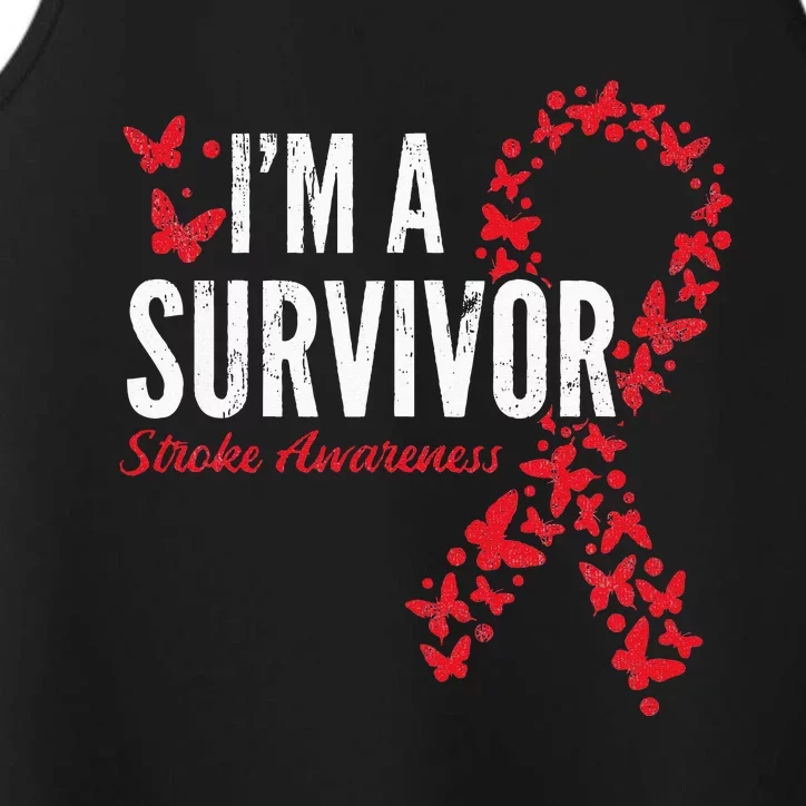 Survivor Stroke Awareness Stroke Survivor Performance Tank