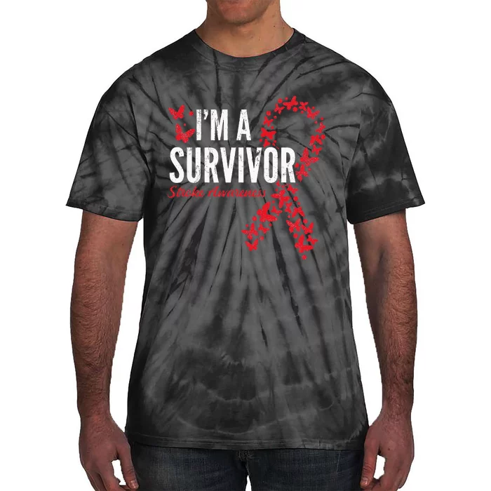 Survivor Stroke Awareness Stroke Survivor Tie-Dye T-Shirt