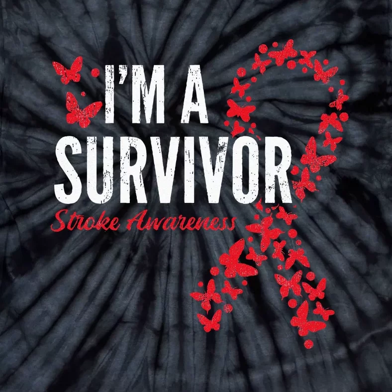 Survivor Stroke Awareness Stroke Survivor Tie-Dye T-Shirt