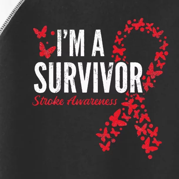 Survivor Stroke Awareness Stroke Survivor Toddler Fine Jersey T-Shirt