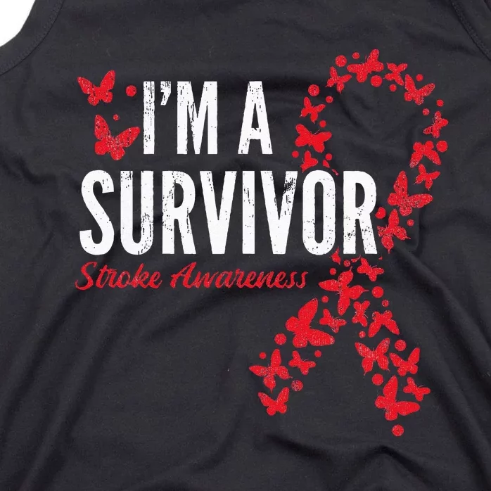 Survivor Stroke Awareness Stroke Survivor Tank Top