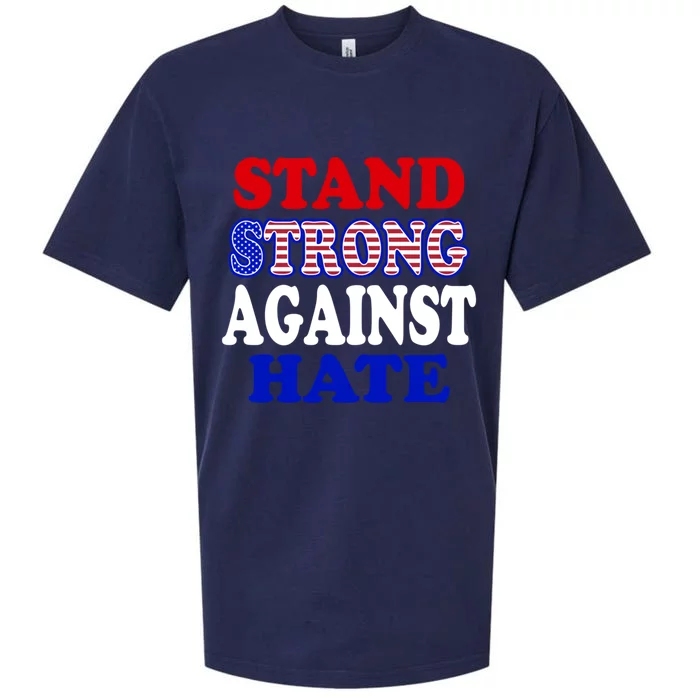 Stand Strong Against Hate Michelle Obama Dnc Speech Quote Gift Sueded Cloud Jersey T-Shirt