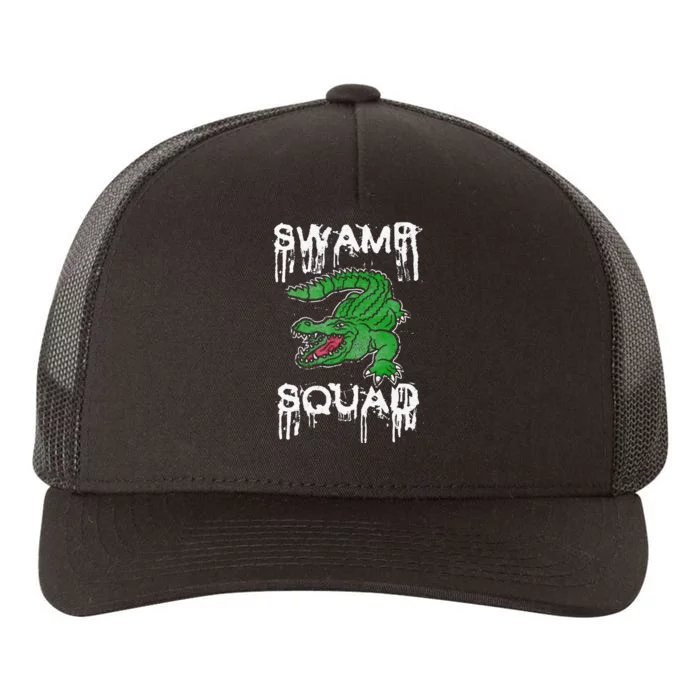 Swamp Squad Alligator Yupoong Adult 5-Panel Trucker Hat