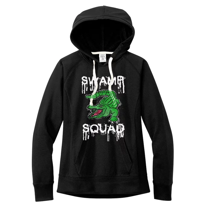 Swamp Squad Alligator Women's Fleece Hoodie