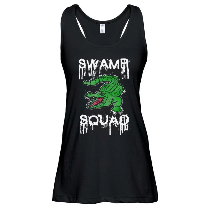 Swamp Squad Alligator Ladies Essential Flowy Tank