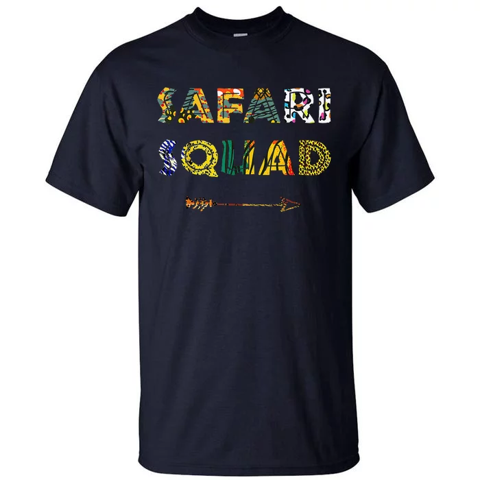 Safari Squad African Family Vacation Summer Vacay Trip Tall T-Shirt