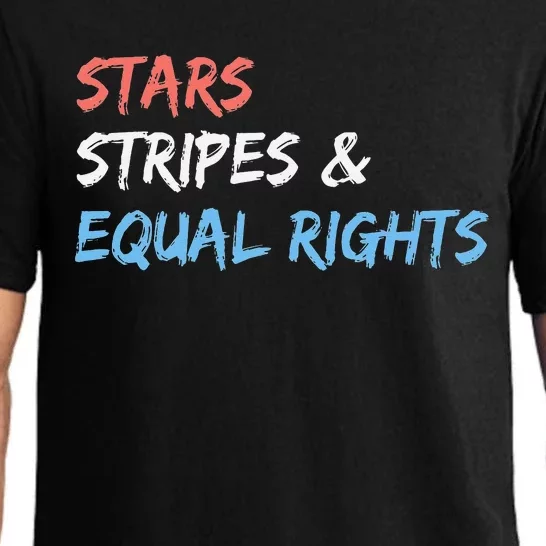 Stars Stripes And Equal Rights 4th Of July 's Rights Pajama Set