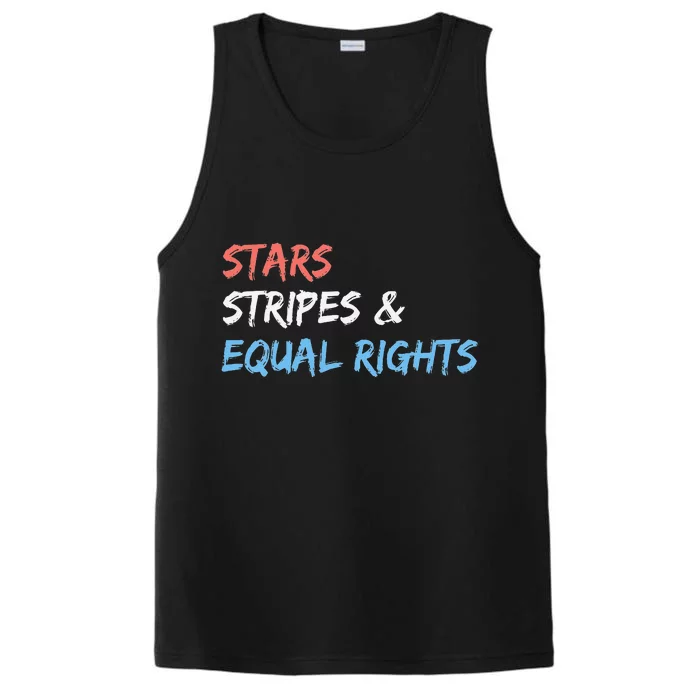 Stars Stripes And Equal Rights 4th Of July 's Rights Performance Tank