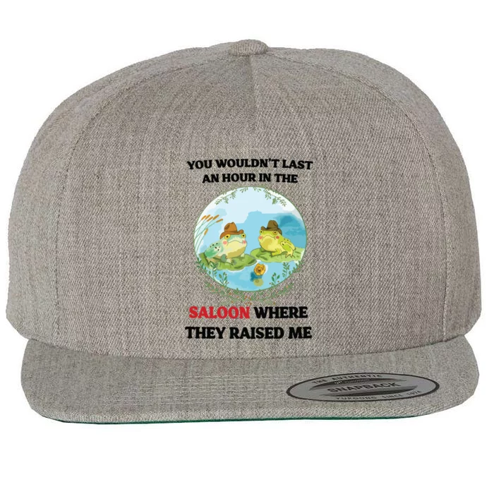 Saloon Wool Snapback Cap