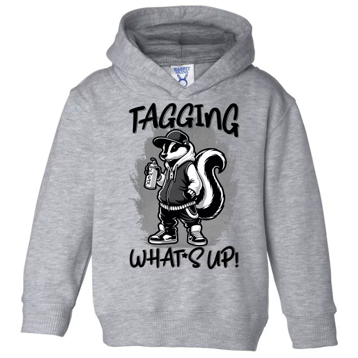 Spray Stripes: A SkunkS Tail Of Graffiti Tagging Toddler Hoodie