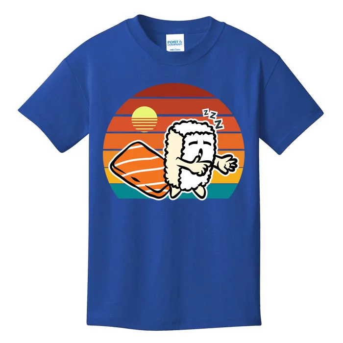 Sleepwalking Sushis And Sashimis Salmon Sushi Lover Kawaii Gift Kids T-Shirt