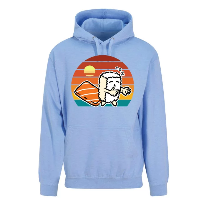 Sleepwalking Sushis And Sashimis Salmon Sushi Lover Kawaii Gift Unisex Surf Hoodie