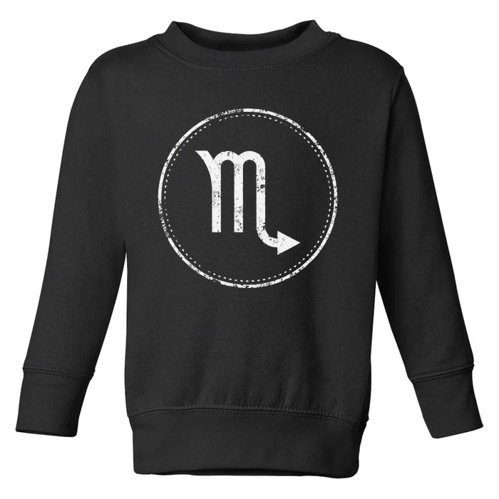 Scorpio Sign – Astrology Zodiac Toddler Sweatshirt