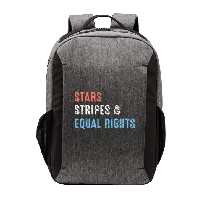 Stars Stripes And Equal Rights 4th Of July 's Rights Vector Backpack