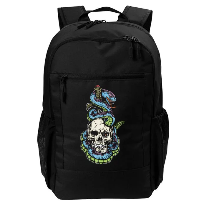 Snake Skull And Dagger Tattoo Daily Commute Backpack