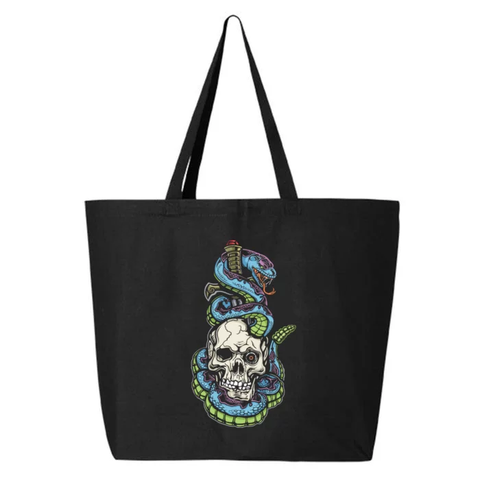 Snake Skull And Dagger Tattoo 25L Jumbo Tote