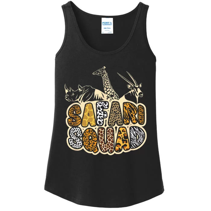 Safari Squad African Animal Costume Ladies Essential Tank