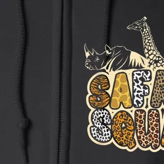 Safari Squad African Animal Costume Full Zip Hoodie